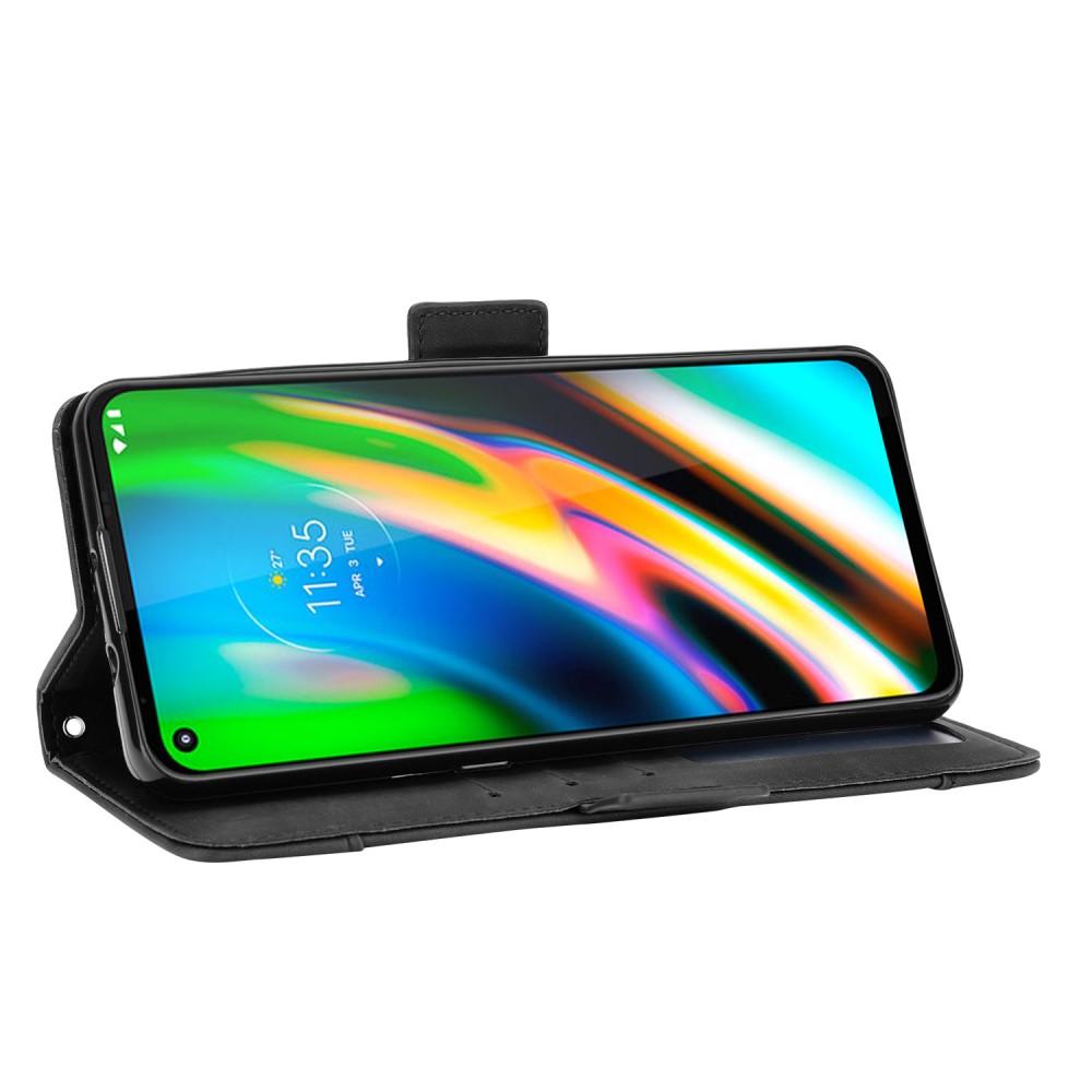 Cover portafoglio Multi Motorola Moto G9 Plus Nero