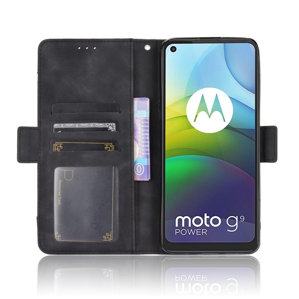 Cover portafoglio Multi Motorola Moto G9 Power Nero