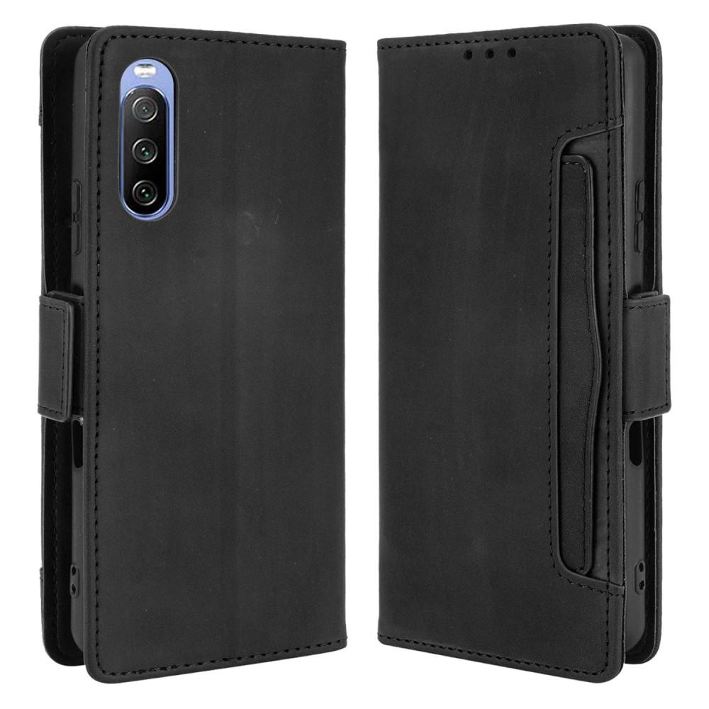 Cover portafoglio Multi Sony Xperia 10 III Nero