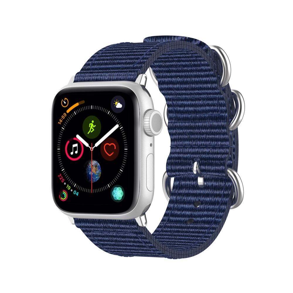 Cinturino in tessuto militare Apple Watch 45mm Series 9 blu