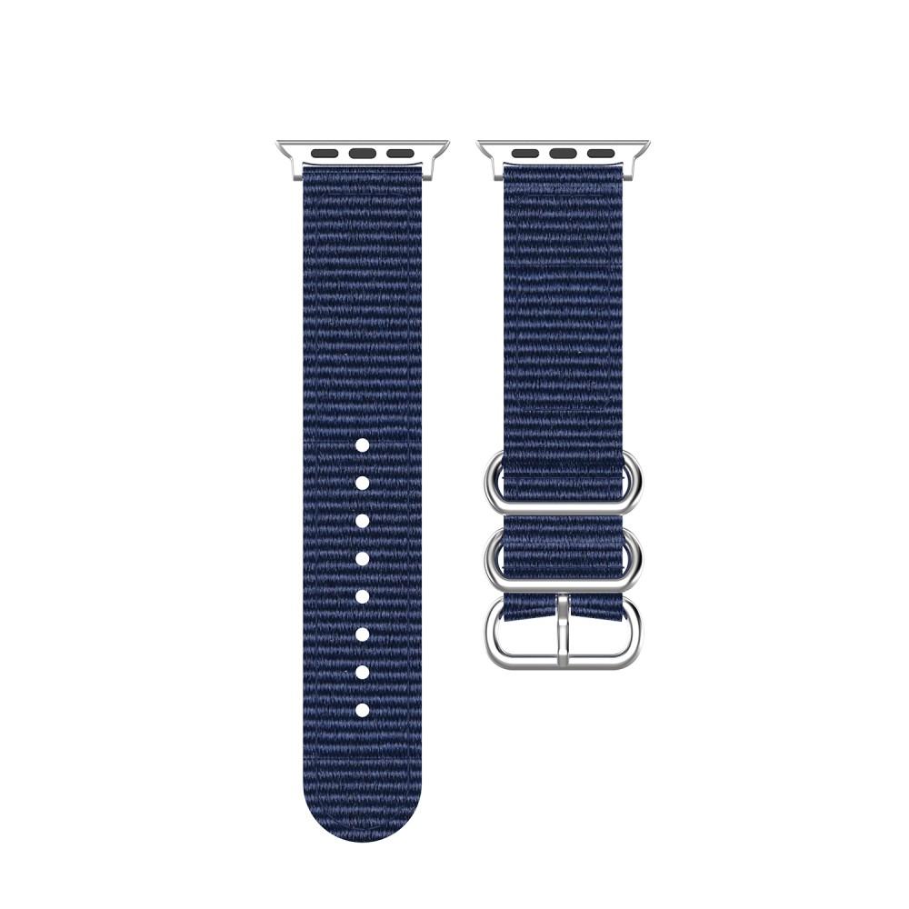 Cinturino in tessuto militare Apple Watch 45mm Series 9 blu