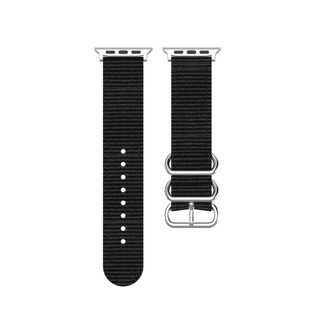Cinturino in tessuto militare Apple Watch 44mm nero