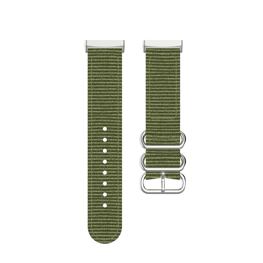 Cinturino in tessuto militare Fitbit Versa 3/Sense Verde