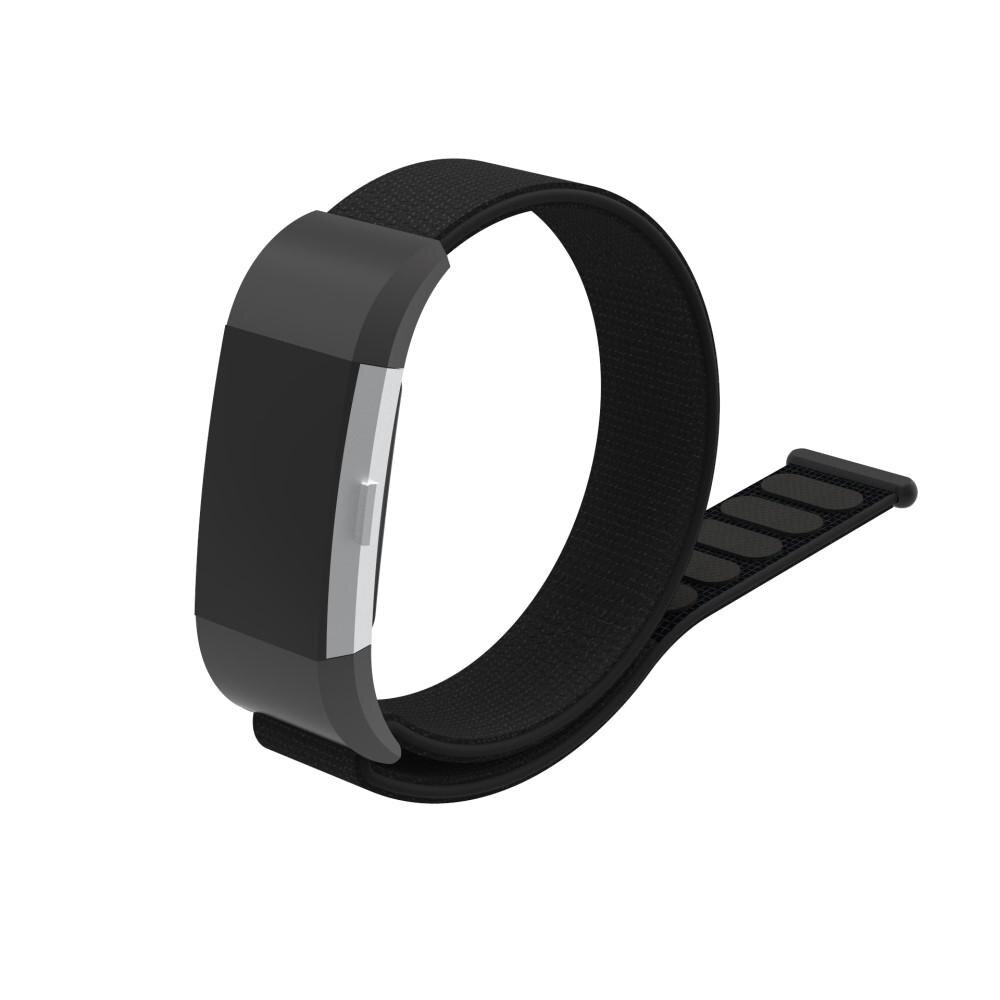 Cinturino in nylon Fitbit Charge 2 Nero