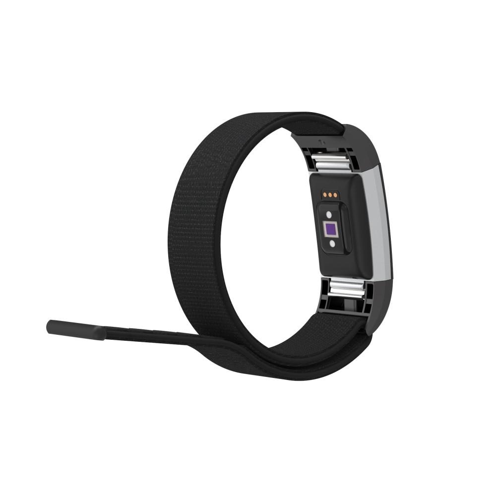 Cinturino in nylon Fitbit Charge 2 Nero