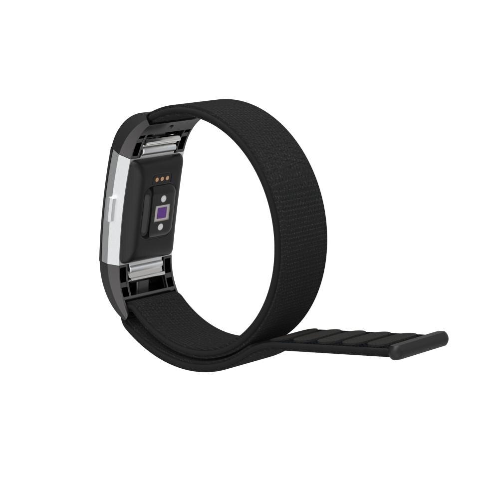 Cinturino in nylon Fitbit Charge 2 Nero