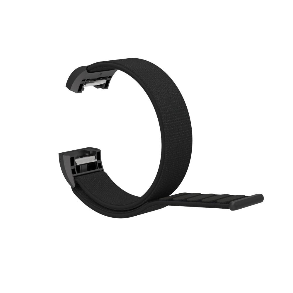 Cinturino in nylon Fitbit Charge 2 Nero