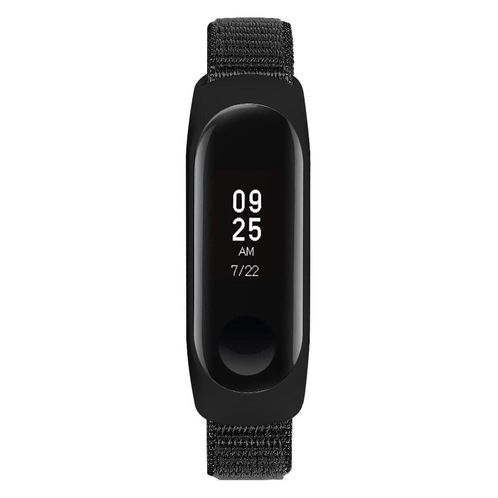 Cinturino in nylon Xiaomi Mi Band 4/Mi Band 3 Nero