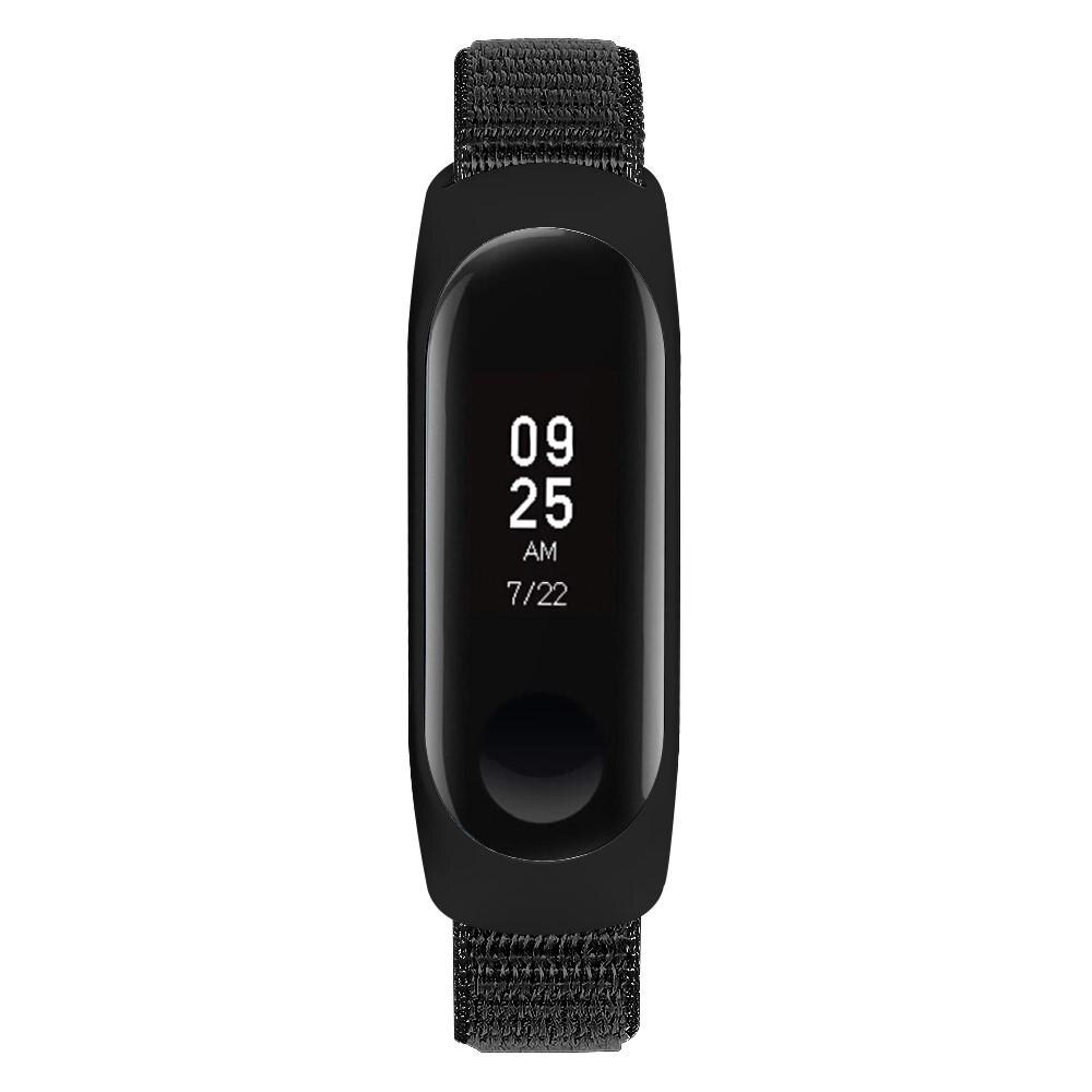 Cinturino in nylon Xiaomi Mi Band 3/4 Nero