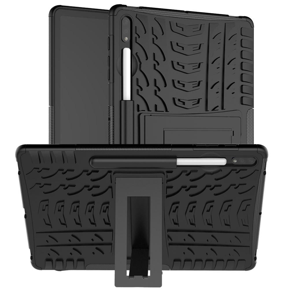 Cover Rugged Samsung Galaxy Tab S7 Plus/S8 Plus 12.4 Nero