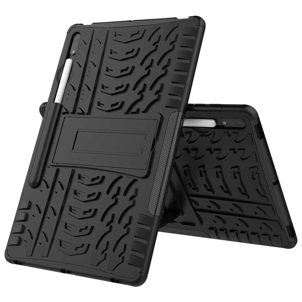 Cover Rugged Samsung Galaxy Tab S7 Plus/S8 Plus 12.4 Nero