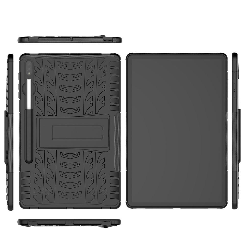 Cover Rugged Samsung Galaxy Tab S7 Plus/S8 Plus 12.4 Nero