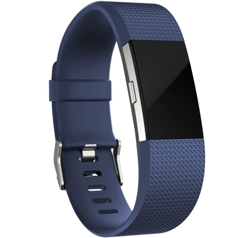 Cinturino in silicone per Fitbit Charge 2, Blu