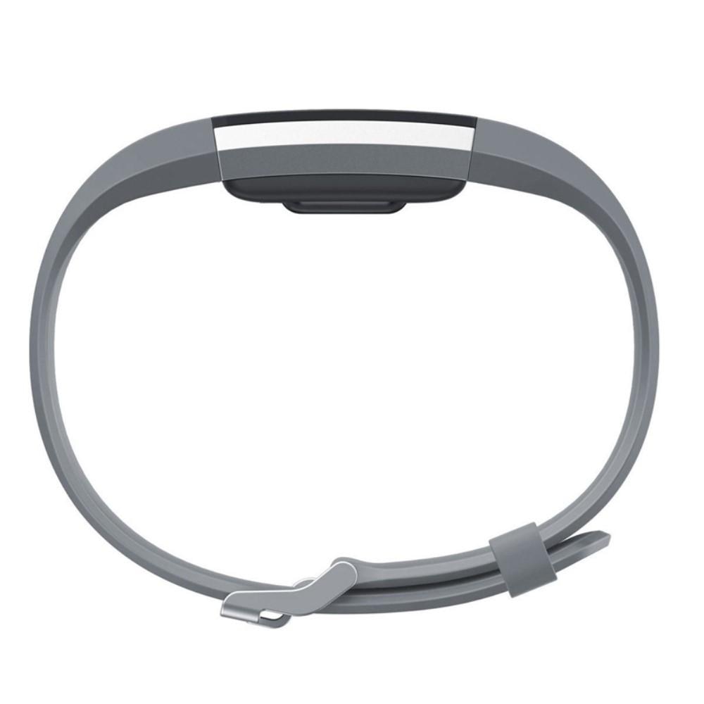 Cinturino in silicone per Fitbit Charge 2, grigio