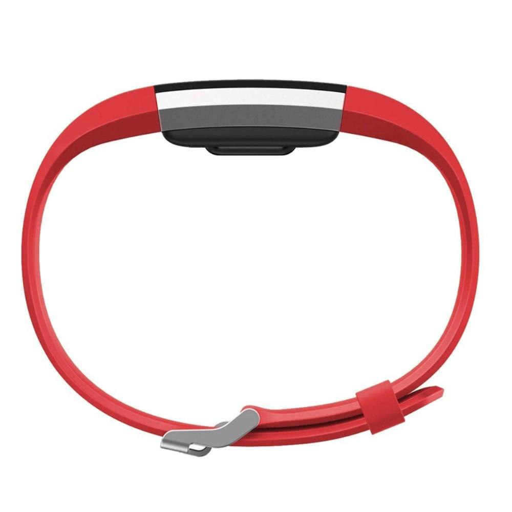 Cinturino in silicone per Fitbit Charge 2, Rosso