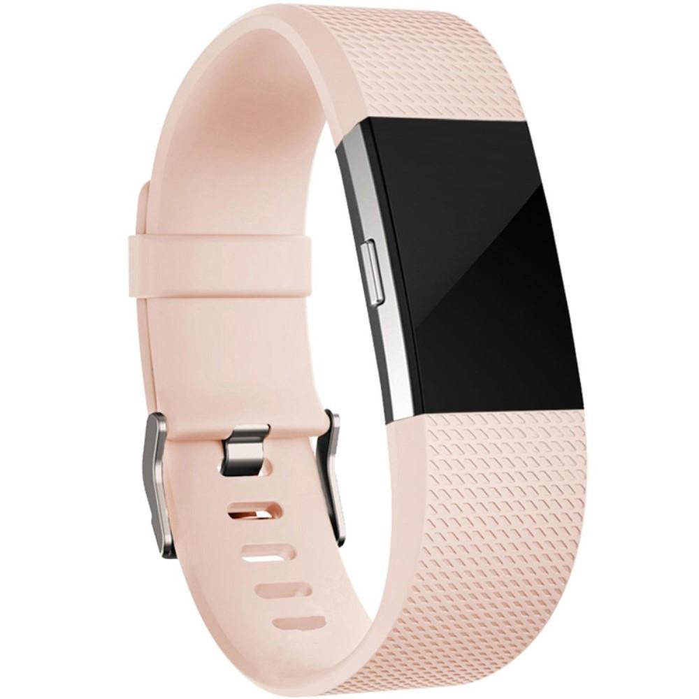 Cinturino in silicone per Fitbit Charge 2, rosa