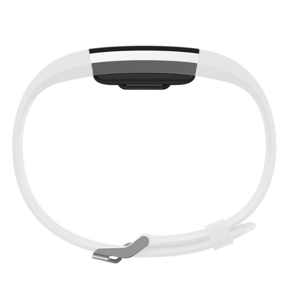 Cinturino in silicone per Fitbit Charge 2, bianco