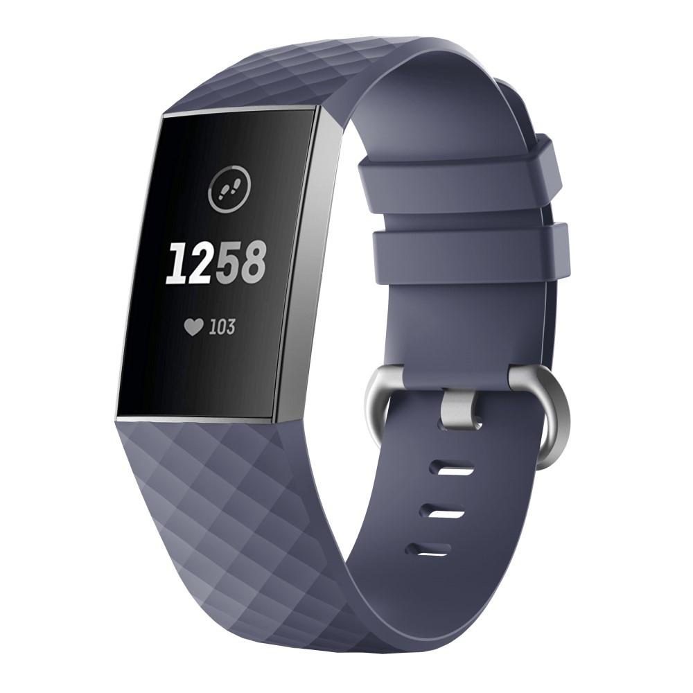 Cinturino in silicone per Fitbit Charge 3/Charge 4, Viola