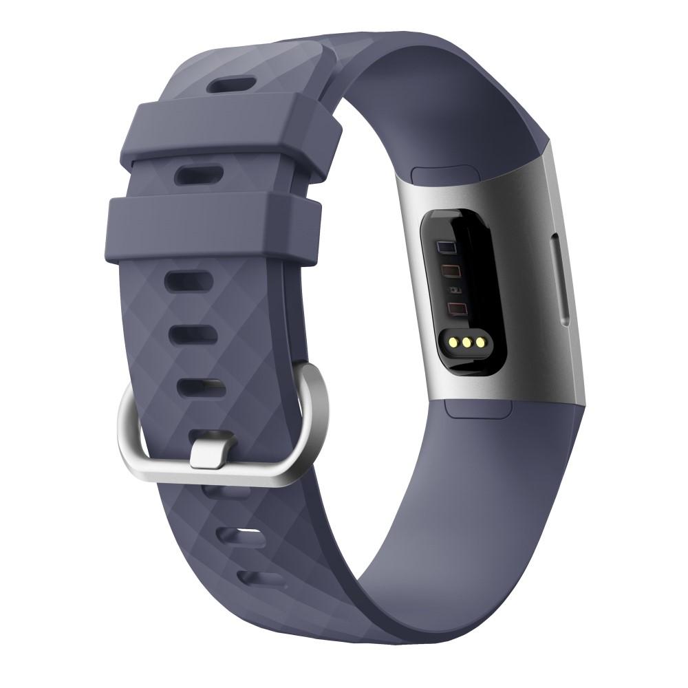 Cinturino in silicone per Fitbit Charge 3/Charge 4, Viola