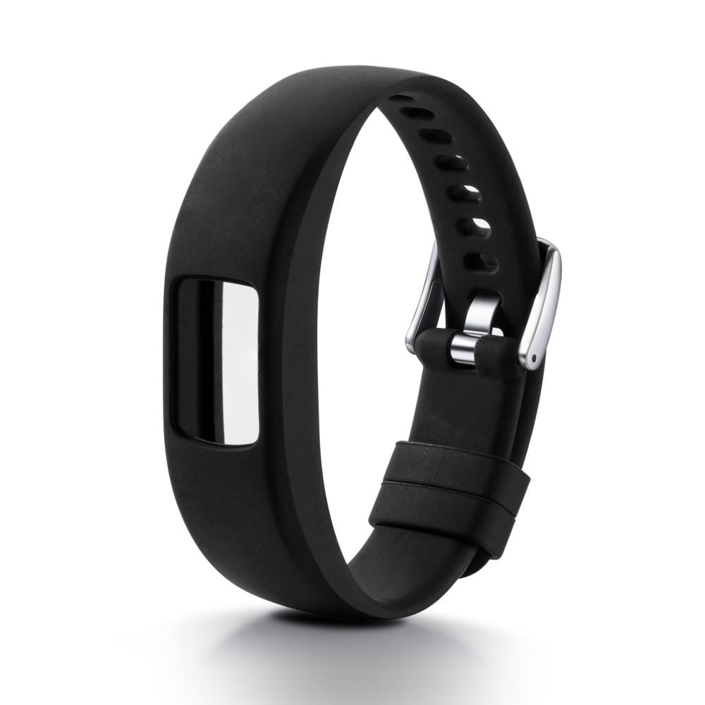 Cinturino in silicone per Garmin Vivofit 4, nero