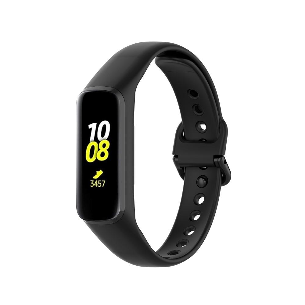 Cinturino in silicone per Samsung Galaxy Fit 2, nero