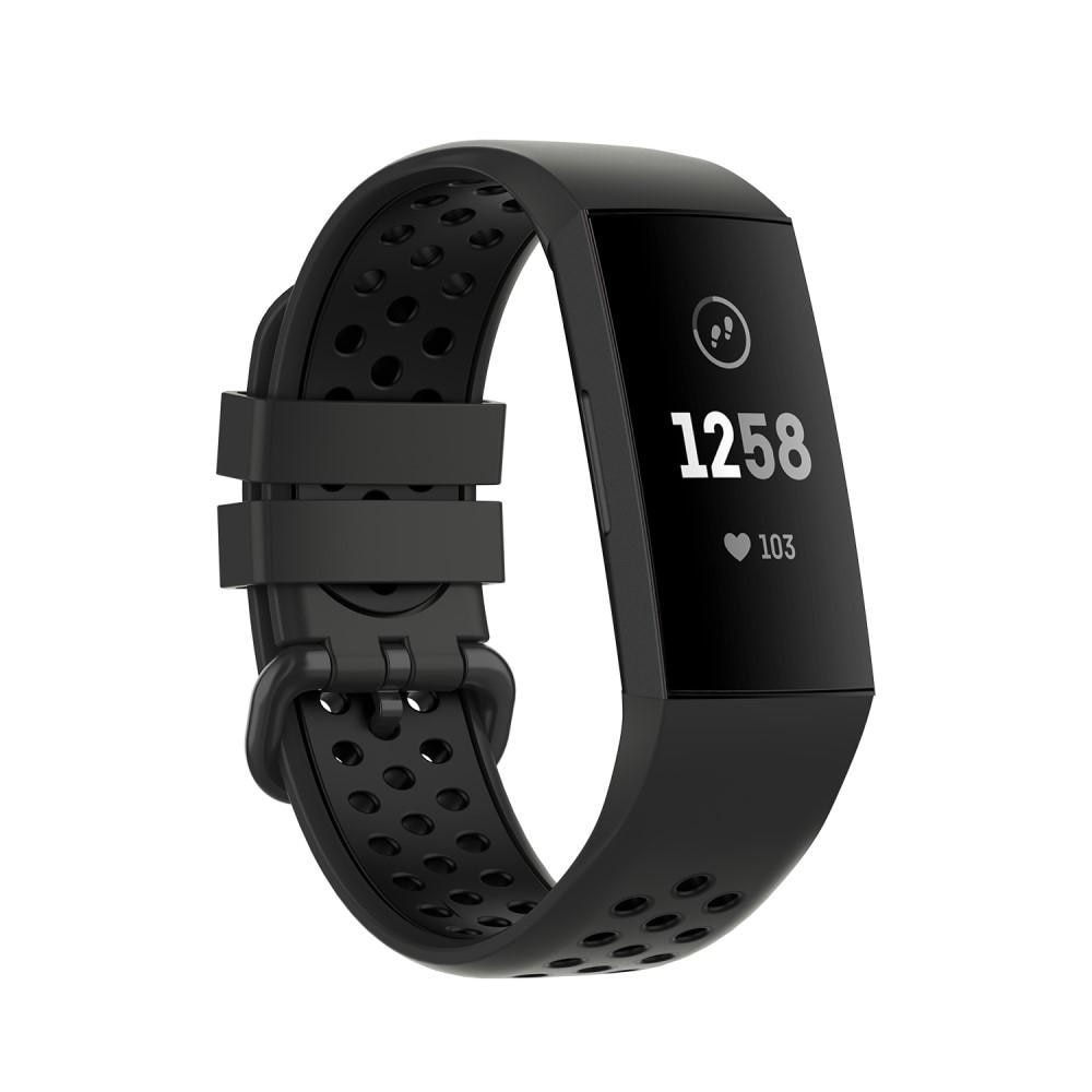 Cinturino Sport in Silicone Fitbit Charge 3/4 Grigio scuro