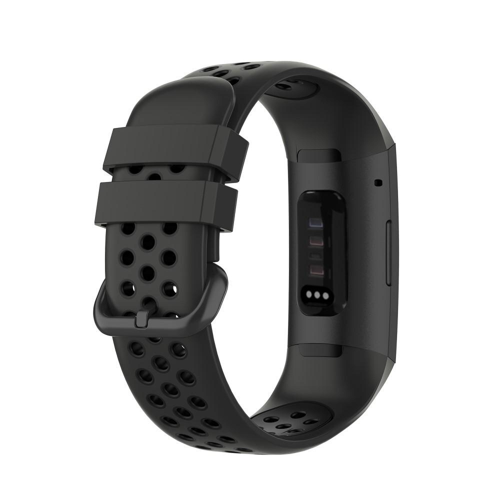 Cinturino Sport in Silicone Fitbit Charge 3/4 Grigio scuro