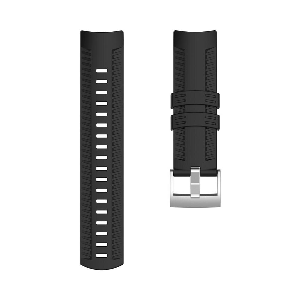 Cinturino in silicone per Suunto 7/9/9 Baro, nero