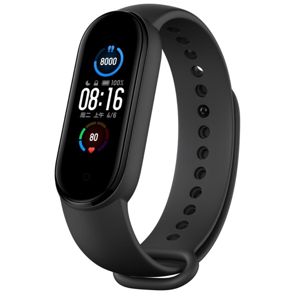 Cinturino in silicone per Xiaomi Mi Band 5/6, nero