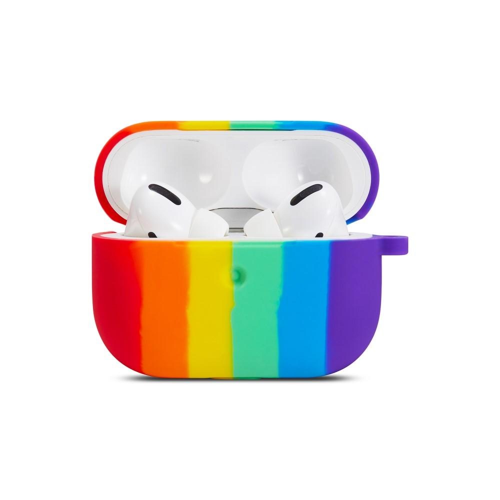 Cover in silicone AirPods Pro Rainbow