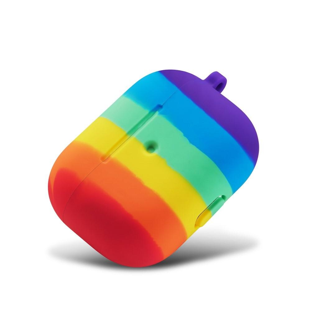 Cover in silicone AirPods Pro Rainbow