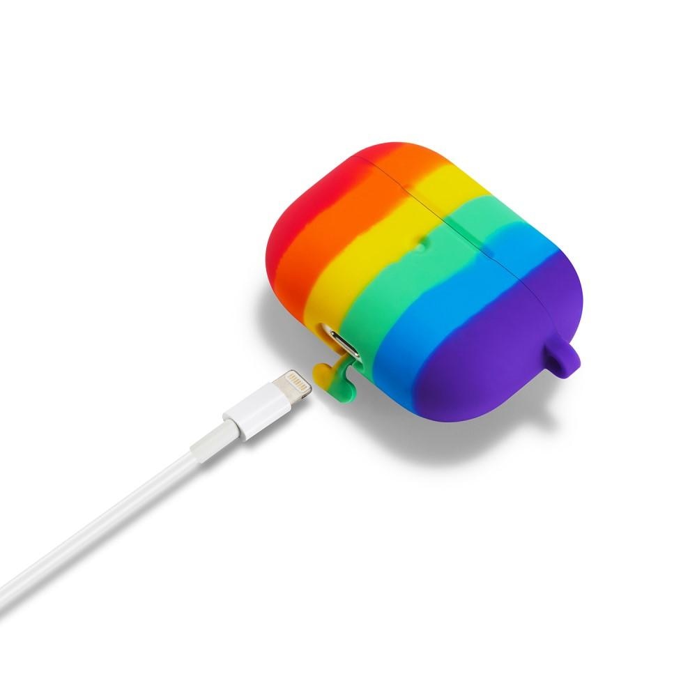 Cover in silicone AirPods Pro Rainbow