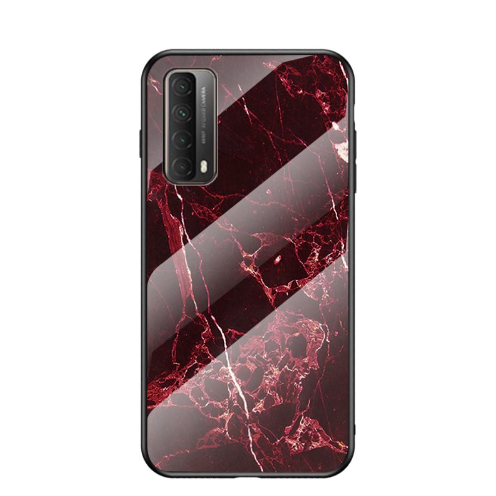 Custodia in vetro temperato Huawei P Smart 2021 Marmo Rosso