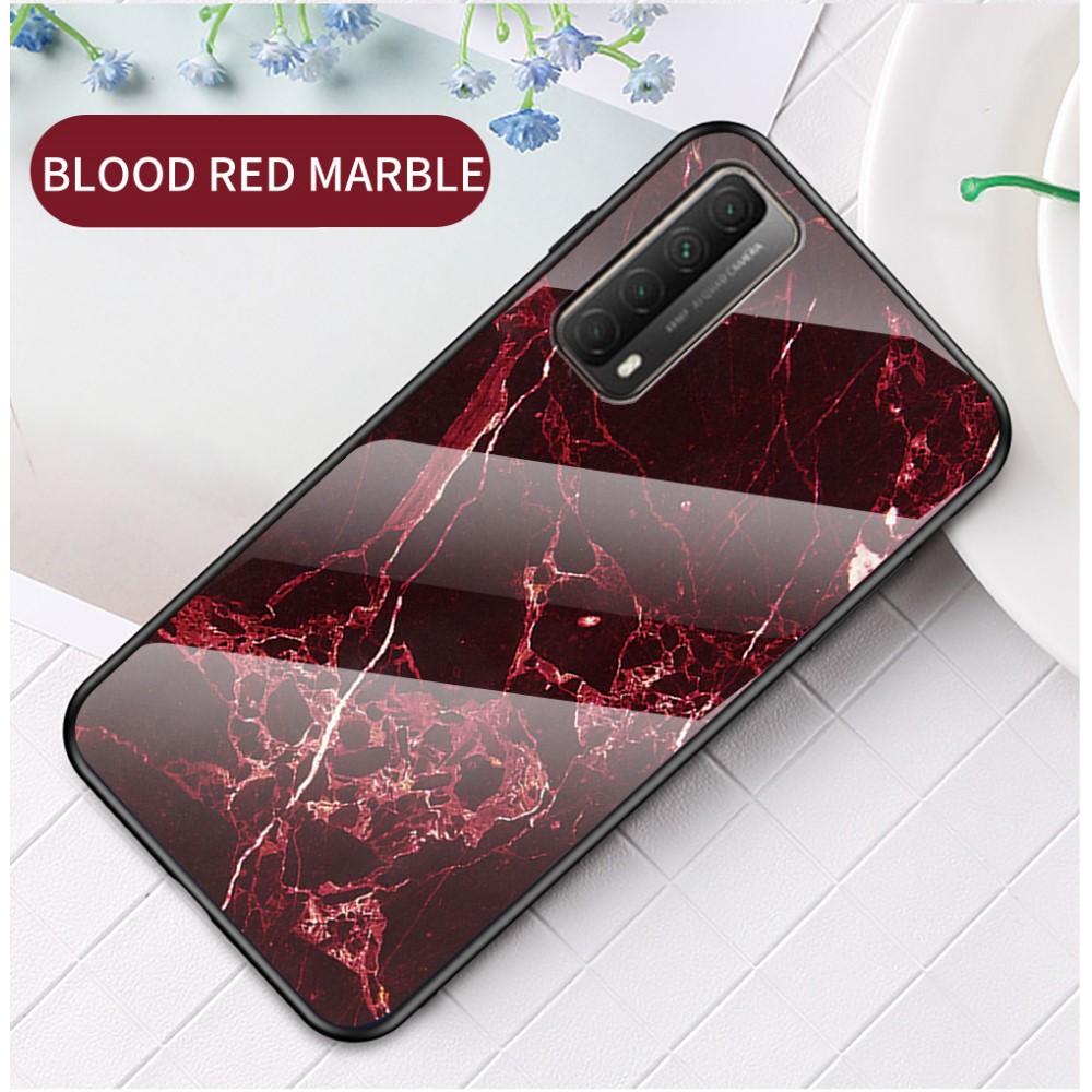 Custodia in vetro temperato Huawei P Smart 2021 Marmo Rosso