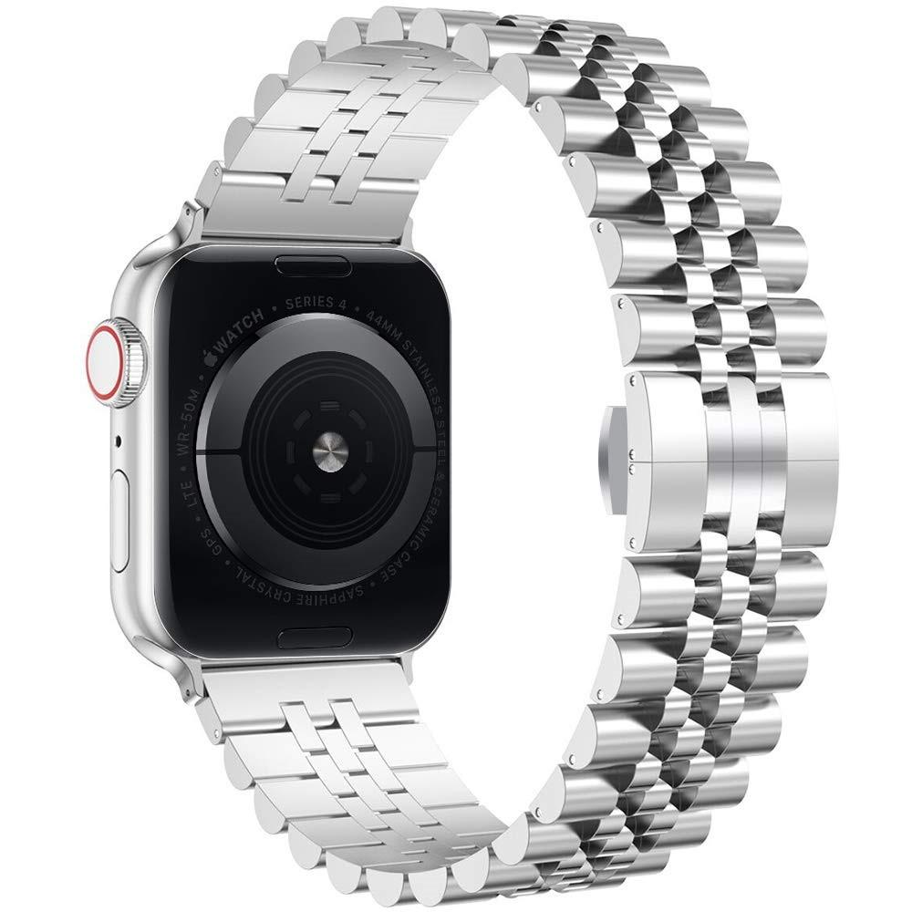 Bracciale in acciaio inossidabile Apple Watch 41mm Series 7 d'argento