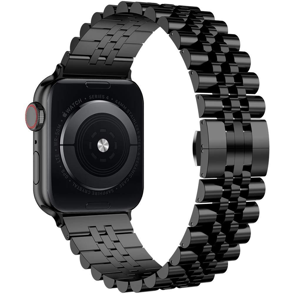 Bracciale in acciaio inossidabile Apple Watch SE 44mm nero