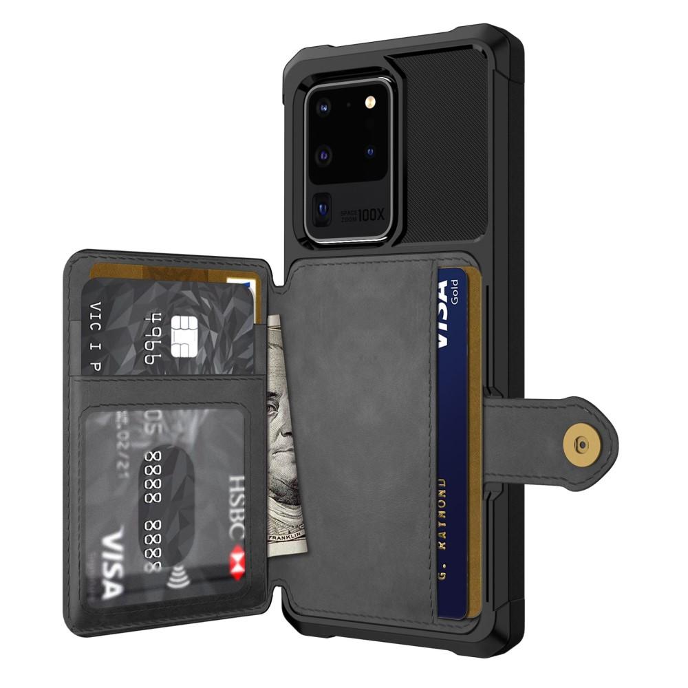 Cover con portacarte Tough Multi-slot Samsung Galaxy S20 Ultra Nero