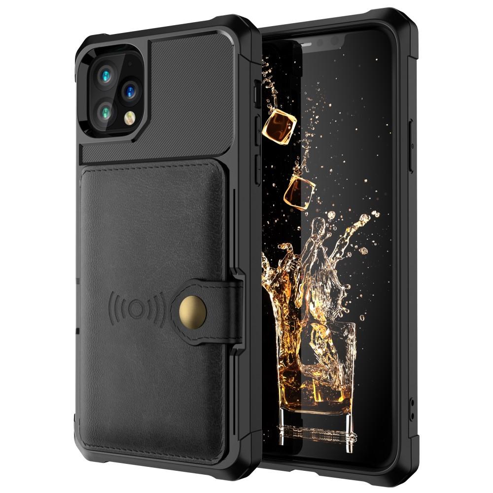 Cover con portacarte Tough Multi-slot iPhone 11 Pro Max Nero