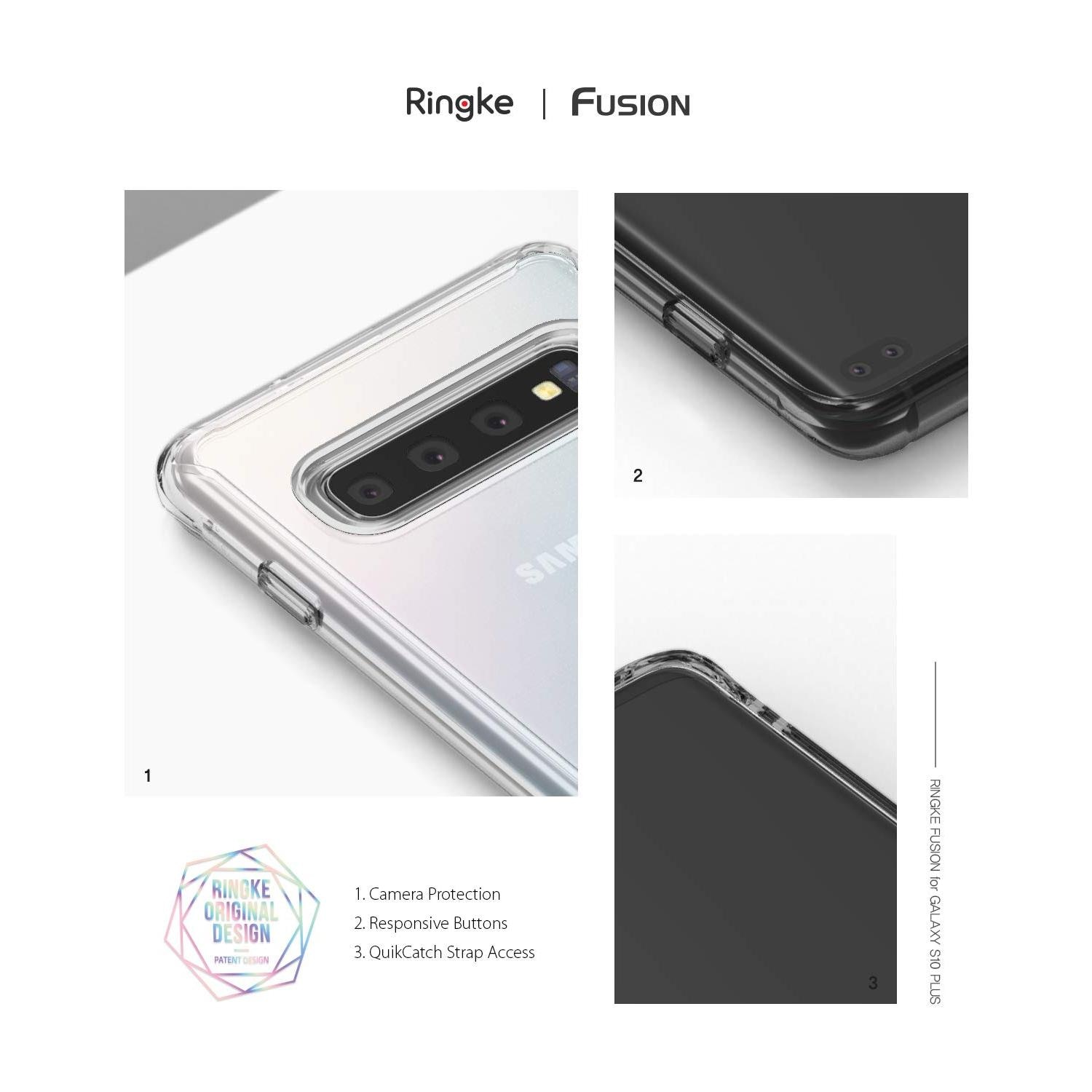 Cover Fusion Samsung Galaxy S10 Plus Clear