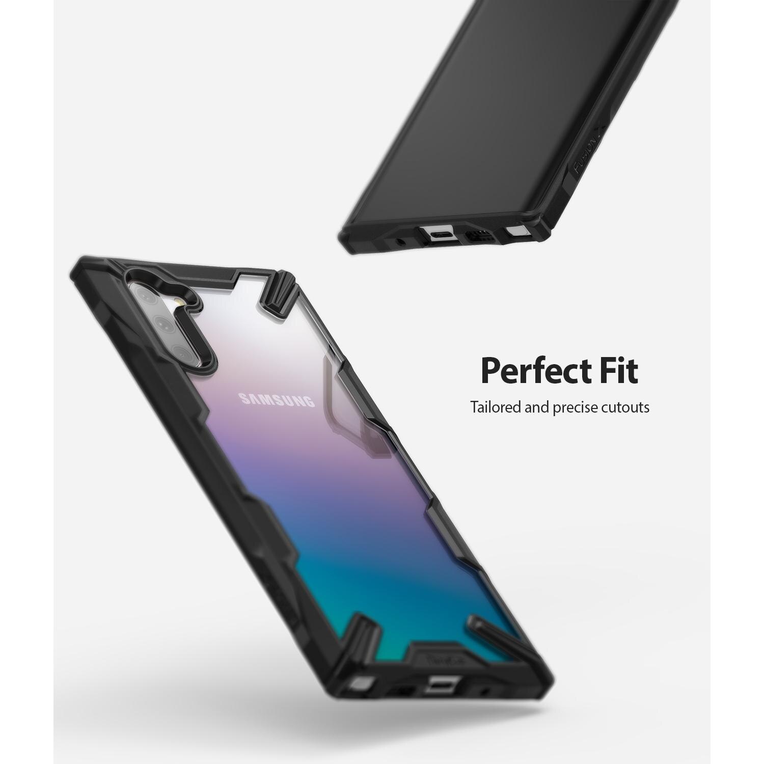 Cover Fusion X Samsung Galaxy Note 10 Nero