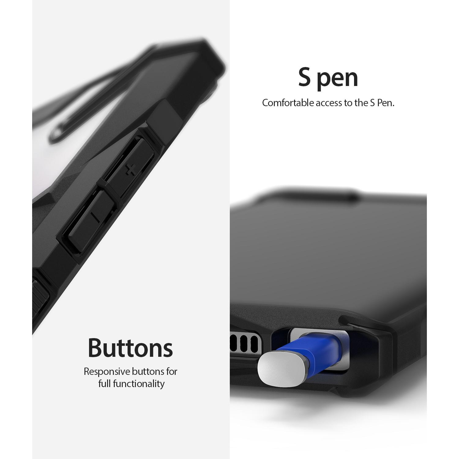 Cover Fusion X Samsung Galaxy Note 10 Nero