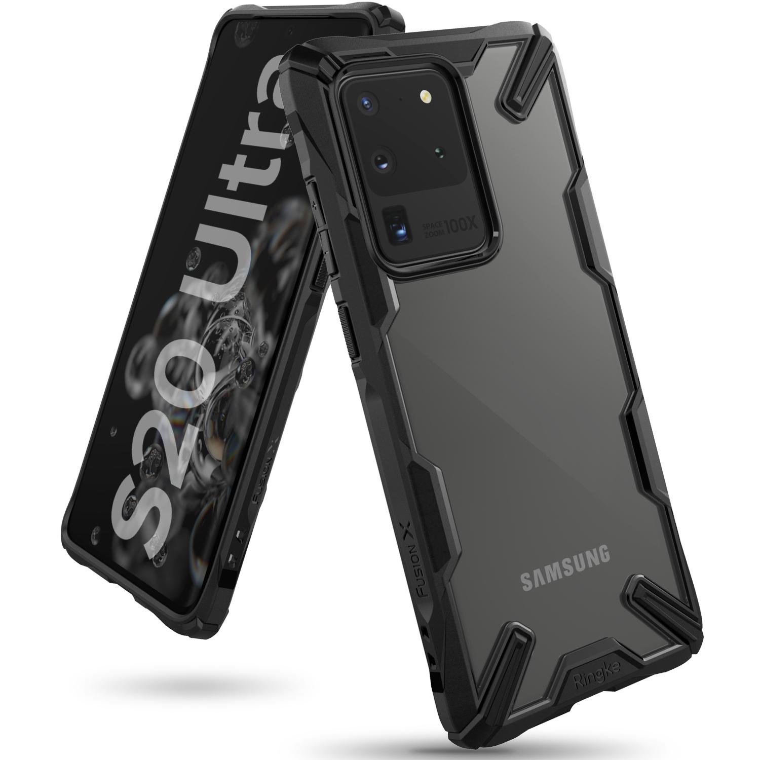Cover Fusion X Samsung Galaxy S20 Ultra Nero