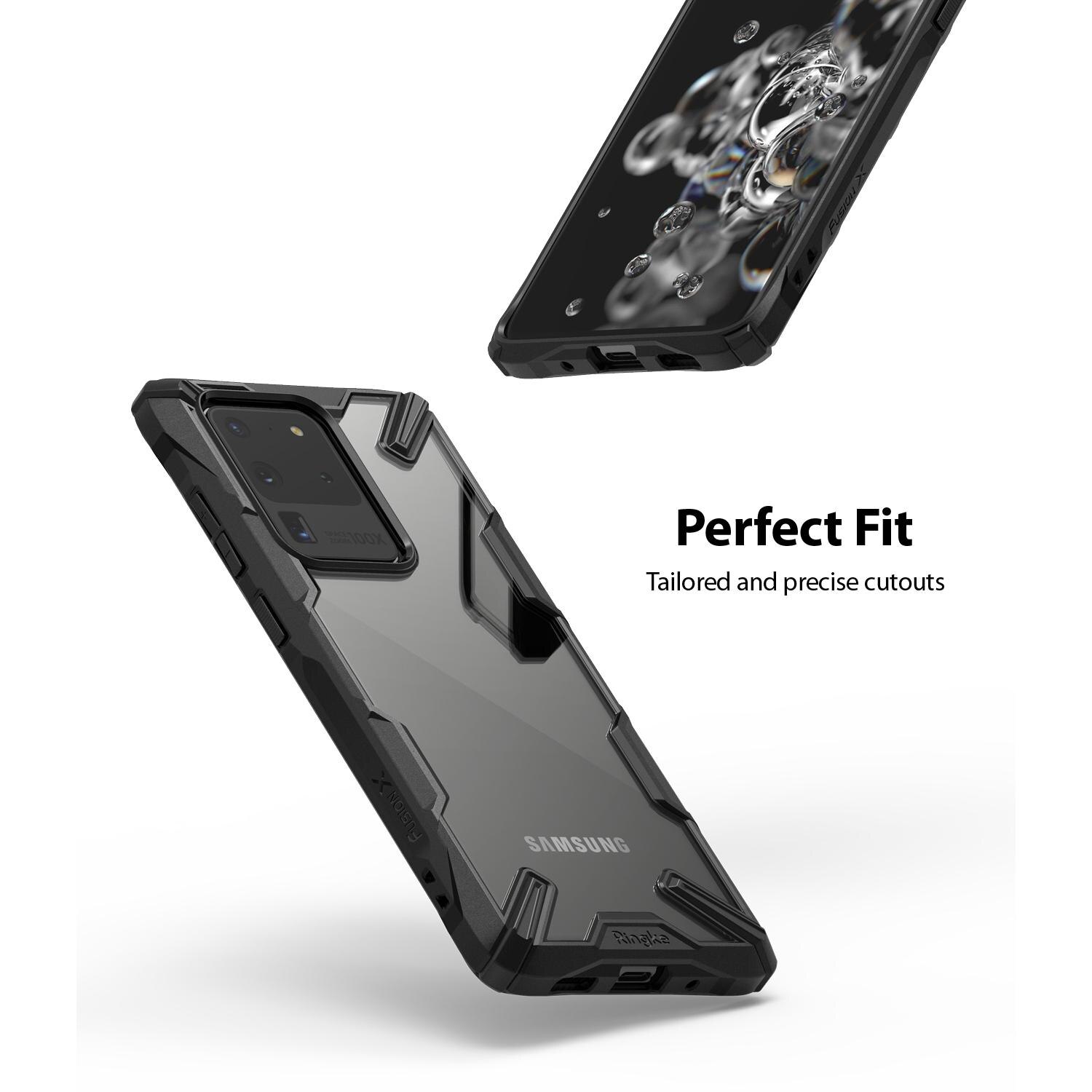 Cover Fusion X Samsung Galaxy S20 Ultra Nero