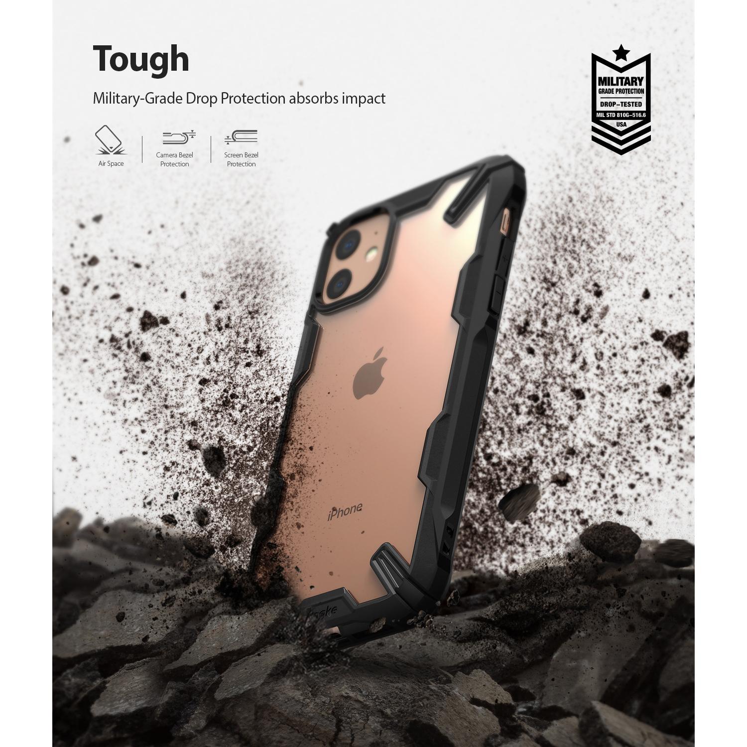 Cover Fusion X iPhone 11 Nero
