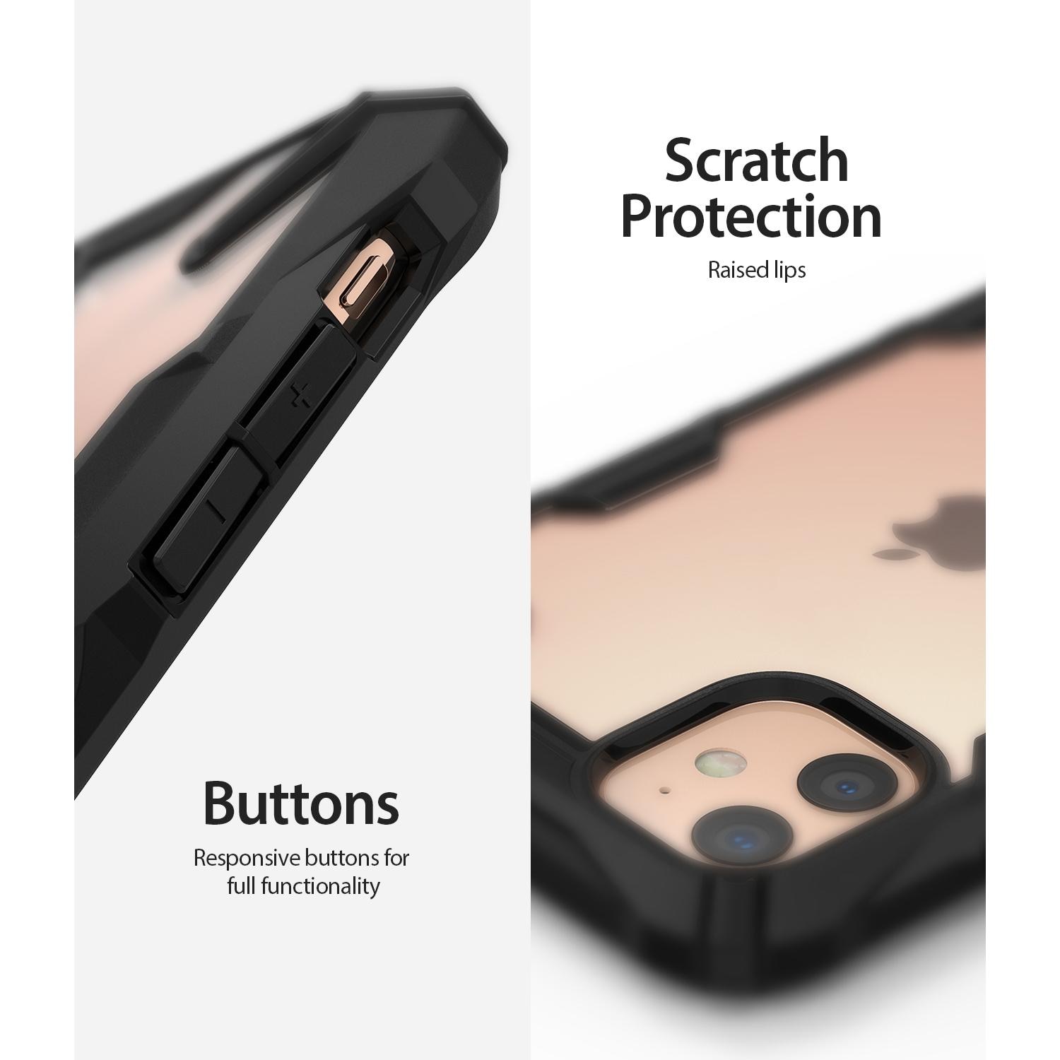 Cover Fusion X iPhone 11 Nero