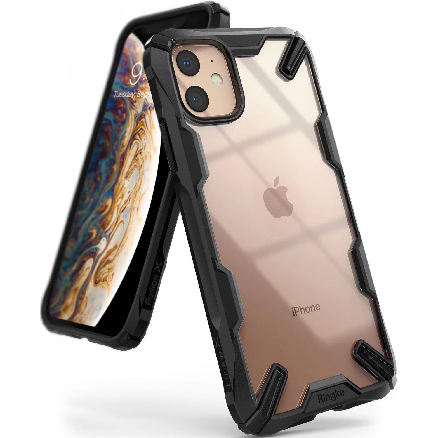 Cover Fusion X iPhone 11 Nero