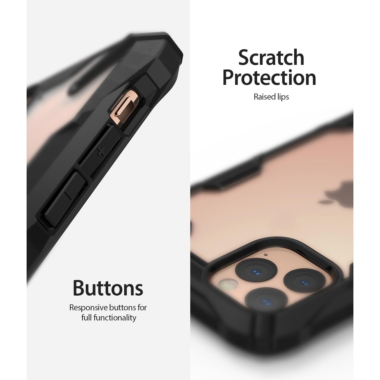 Cover Fusion X iPhone 11 Pro Black