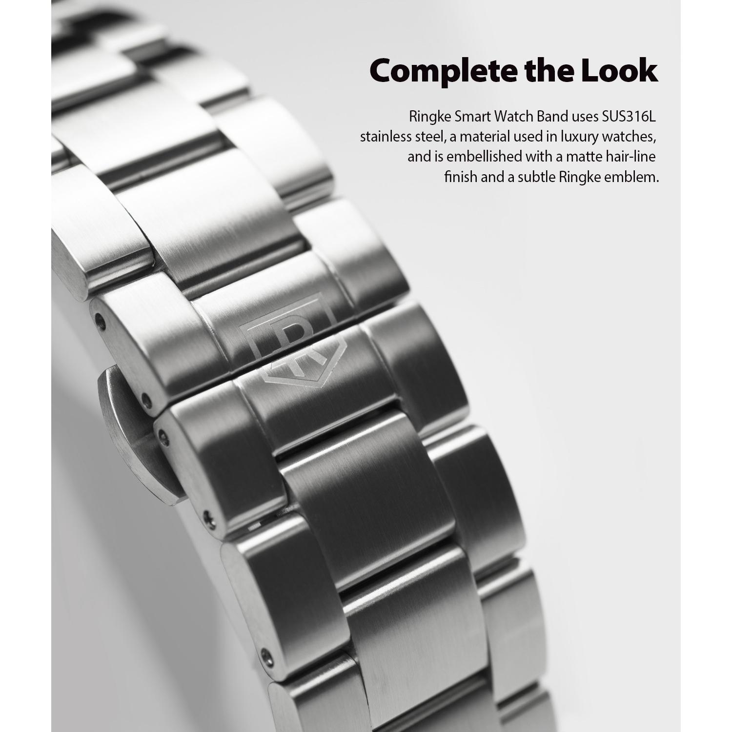 Metal One Cinturino Samsung Galaxy Watch 46mm D'argento