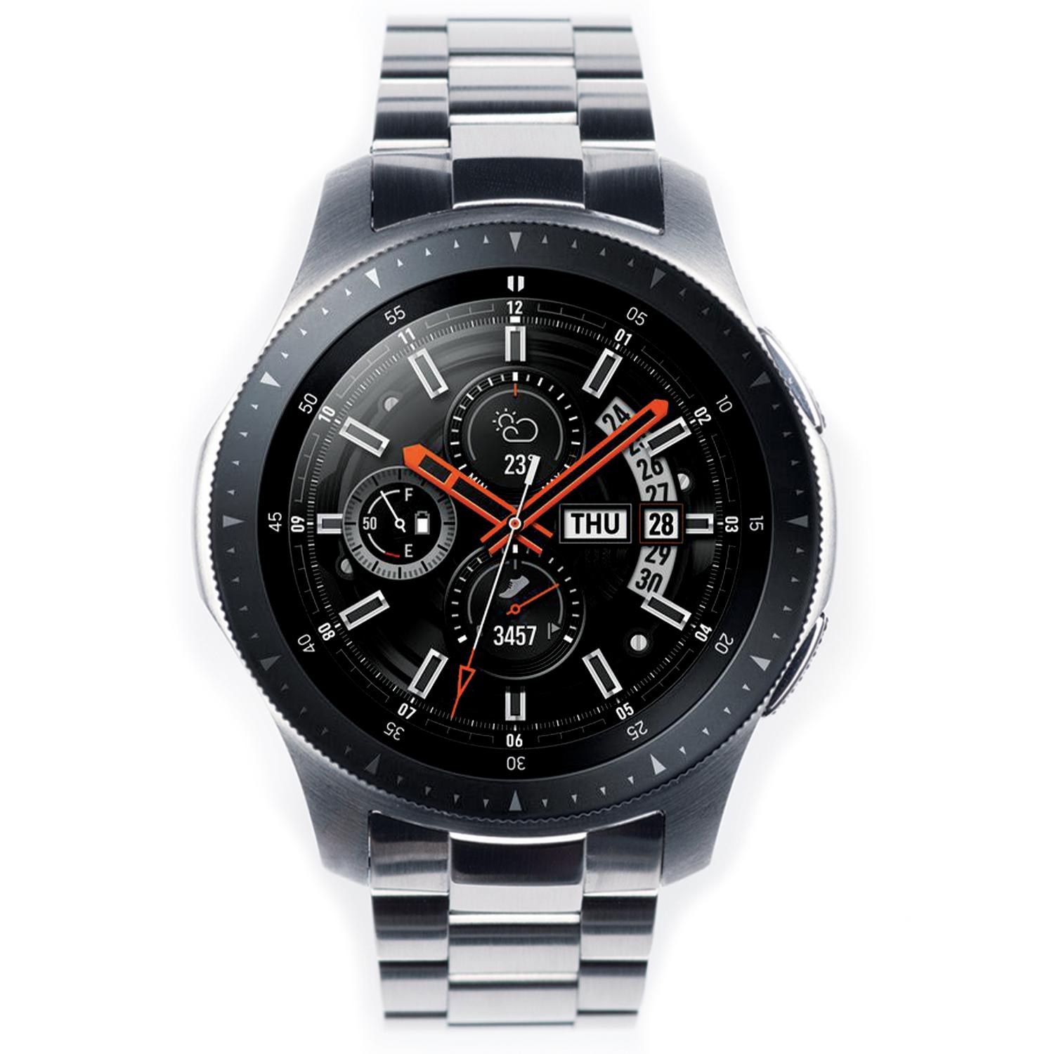 Metal One Cinturino Samsung Galaxy Watch 46mm D'argento
