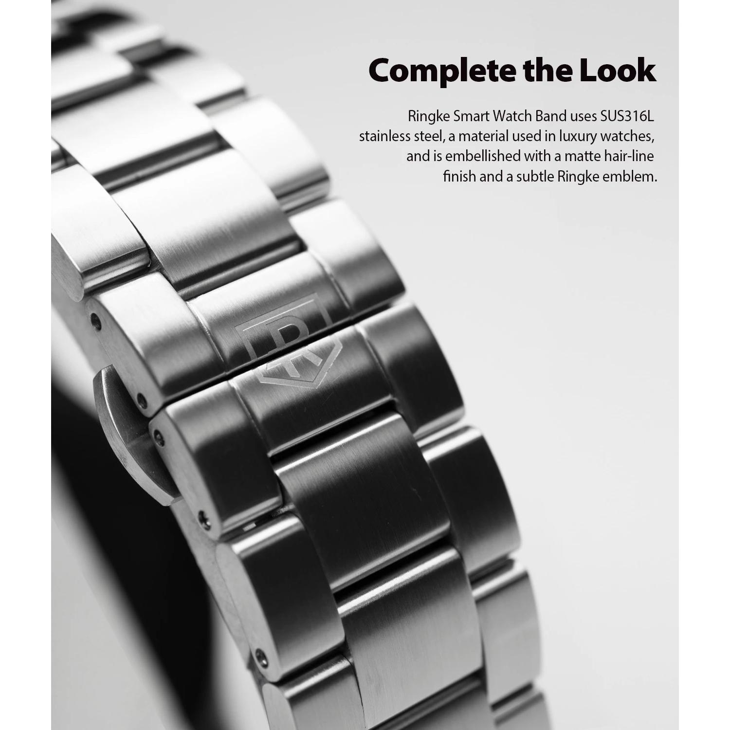 Metal One Cinturino Samsung Galaxy Watch Active 2 44mm D'argento